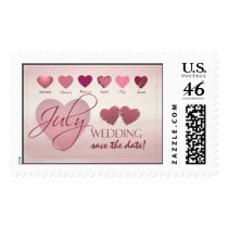July Wedding Save the Date! Wedding Postage postage