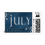 July Wedding - soft blue Stamps