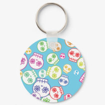 Jumble of Sugar Skulls keychains by opheliasart Jumble of Sugar Skulls keychains
