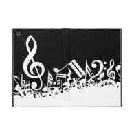 Jumbled Musical Notes iPad Mini Cases