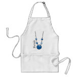 Jumbo Bead Necklace   Blue-002 Aprons
