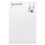Jumbo Bead Necklace Multicolor   12 Stationery Paper