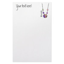 Jumbo Bead Necklace Multicolor   13 Stationery Paper