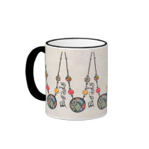 Jumbo Bead Necklace Multicolor    2 Mug