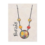 Jumbo Bead Necklace Multicolor    7 Postcard