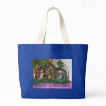 Jumbo Tote Bag/Christmas/Nativity by samecla Jumbo Tote Bag/Christmas/Nativity