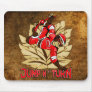 Jump and Turn Skateboard Monkey Mouse Pads