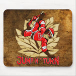 Jump and Turn Skateboard Monkey Mouse Pads