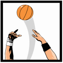 jump ball basketball design photo sculpture