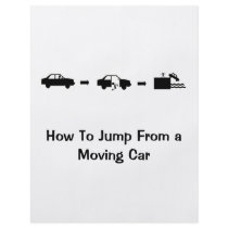 Jump From a Moving Car Flyer