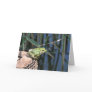 Jump - green frog Greeting card Greeting Cards