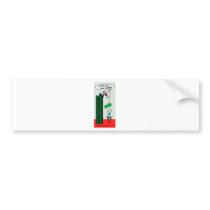 JUMP HIGHER brilliant sarcastic cartoon Bumper Sticker