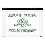 Jump if you're feelin froggy white skins for laptops