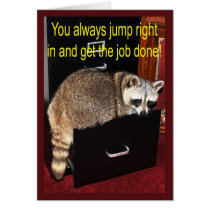 jump right in greeting card