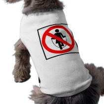 Jump Rope Prohibited Highway Sign pet clothing by wesleyowns Jump Rope Prohibited Highway Sign pet clothing