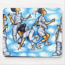 JUMP SO HIGH I COULD TOUCH THE SKY mousepads