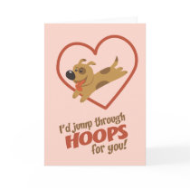 Jump Through Hoops Valentine's Day Cards