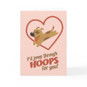 Jump Through Hoops Valentine's Day cards