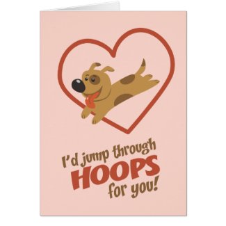 Jump Through Hoops Valentine's Day Cards