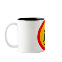JUMP TRAFFIC ROAD SIGN mugs