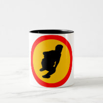 JUMP TRAFFIC ROAD SIGN mugs