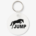 JUMP with Jumping Horse keychains by dogsandhorses JUMP with Jumping Horse keychains