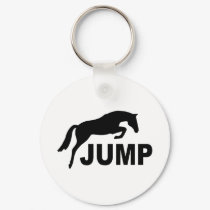 JUMP with Jumping Horse keychains