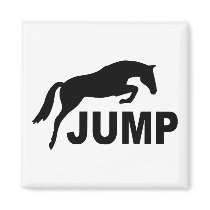 JUMP with Jumping Horse magnets