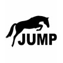 JUMP with Jumping Horse t-shirts by dogsandhorses JUMP with Jumping Horse t-shirts