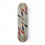 Jumper cables skate board decks