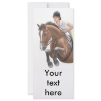 Jumper Horse Rack Card rack cards by twopurringcats Jumper Horse Rack Card rack cards