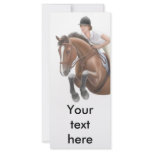 Jumper Horse Rack Card