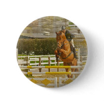 Jumper Horse Show Round Button