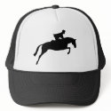 Jumper Horse Silhouette hats by dogsandhorses Jumper Horse Silhouette hats