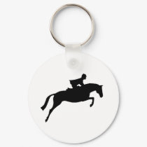 Jumper Horse Silhouette keychains