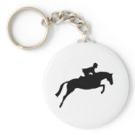 Jumper Horse Silhouette Key Chains