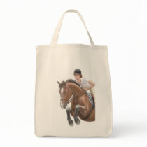 Jumper Horse Tote Bag by twopurringcats Jumper Horse Tote Bag