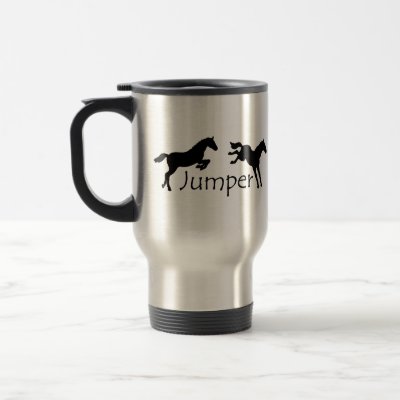 horses jumping. Jumper With Two Jumping Horses