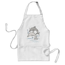 Jumpin' Dolphins aprons
