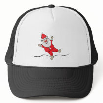 Jumpin' Santa Shirt Trucker Hats
