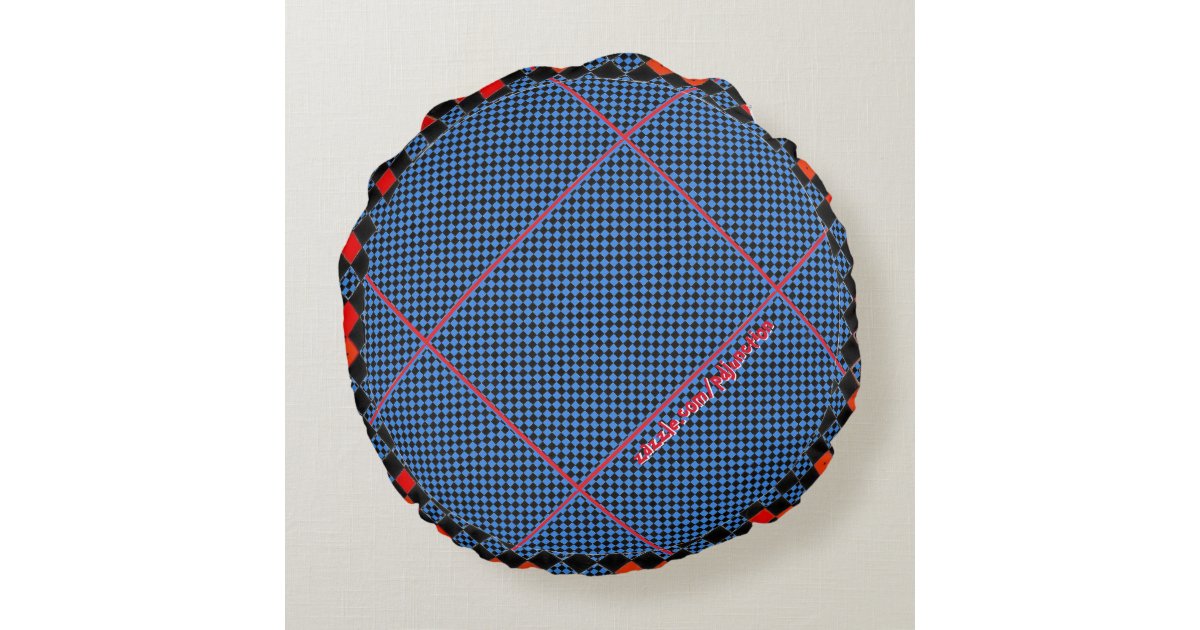 Jumping Around Round Pillow Zazzle