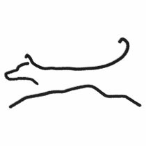 Jumping Dog embroidered shirts