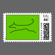 Jumping Dog postage