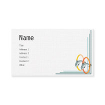 Jumping Dolphins business cards by RLMdesignes Jumping Dolphins business cards