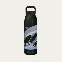 Jumping Dolphins water bottles