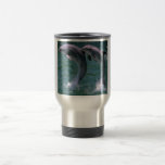 Jumping Dolphins travel mug