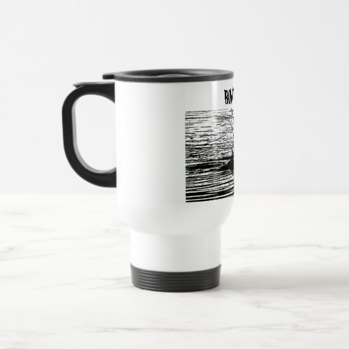 Jumping Grass Carp - Travel Mug mug
