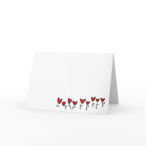 "Jumping Hearts" Valentine Card cards