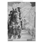 Jumping Horse Drawing by Kelli Swan cards
