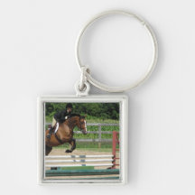 Jumping Horse Keychain